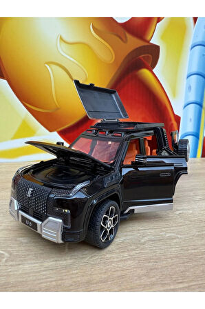 BYD Yangwang U8 Diecast Model Araba Sesli Işıklı Açılan Kapılar Korna Sesli BYD Diecast Model Araba