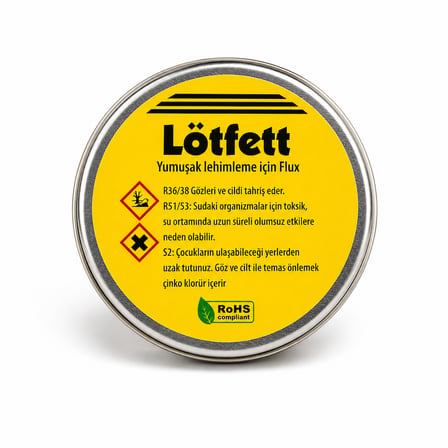 Lötfett Lehim Pastası 50 gr – Yumuşak Lehimleme İçin Flux Lehim Pastası