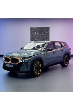 BMW XM Diecast Model Araba 1:24 Kapılar Bagaj Kaput Açılır Pilsiz BMW JİP Xm