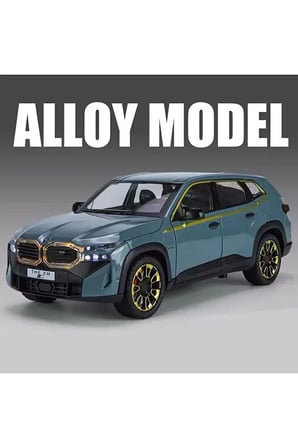 BMW XM Diecast Model Araba 1:24 Kapılar Bagaj Kaput Açılır Pilsiz BMW JİP Xm