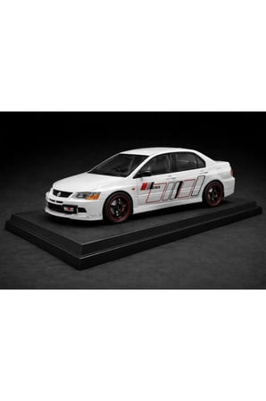 MİTSUBİSHİ LANCER EVOLUTİON MODEL MODİFİYELİ 1.24 DİECAST METAL ARABA KAPI AÇILIR