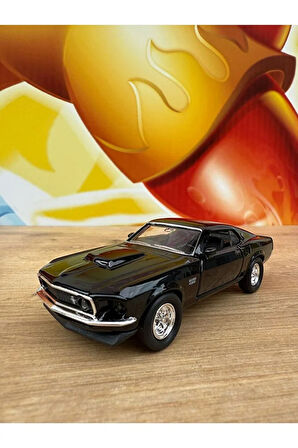 Ford Mustang Boss 429 1969 1/36 Ölçek Diecast Metal Model Araba Oyuncak Araba