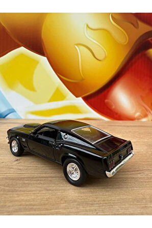 Ford Mustang Boss 429 1969 1/36 Ölçek Diecast Metal Model Araba Oyuncak Araba