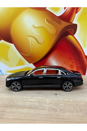 Mercedes C200 Model Araba Siyah Mercedes Diecast Oyuncak Araba Kapı Bagaj Açılır Sesli Iışıklı