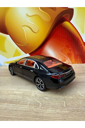 Mercedes C200 Model Araba Siyah Mercedes Diecast Oyuncak Araba Kapı Bagaj Açılır Sesli Iışıklı