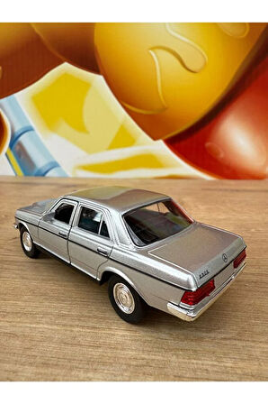 Mercedes Benz E-class 230e Klasik Koleksiyon Metal Araba 12cm Klasik Antika Gri Mercedes 230E Araba