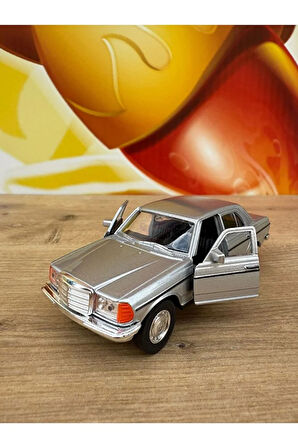 Mercedes Benz E-class 230e Klasik Koleksiyon Metal Araba 12cm Klasik Antika Gri Mercedes 230E Araba