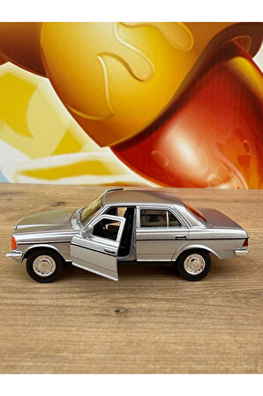 Mercedes Benz E-class 230e Klasik Koleksiyon Metal Araba 12cm Klasik Antika Gri Mercedes 230E Araba