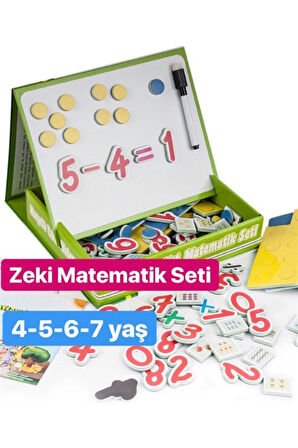 Eğitici Manyetik Matematik Sayı Seti Oyuncak Magnet Yazı Tahtası Sayılar 98 Parça Matematik Seti