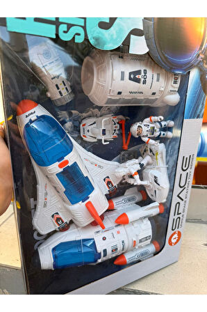 Uzay Araçlar Seti Uzay Mekiği + Uzay Aracı +Uzay Kapsülü Oyuncak Uzay Seti Uzay Mekiği Oyuncağı