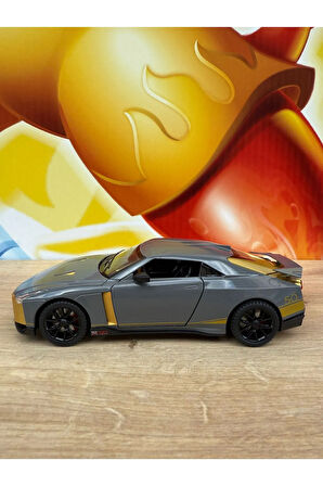 1:24 Nissan Skyline Ares GTR50 RS5 Diecast Araba Nıssan Gtr Metal Araba Model Nissan Skyline