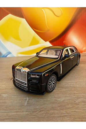 1:24 Çek Bırak Işıklı Ve Sesli Metal Rolls Royce Sweptail Model Diecast Araba Açılabilir Kapılar 18