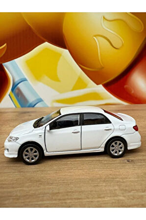 Welly Toyota Corolla 1/36 Ölçek 12cm Diecast Model Araba 2009 Model Toyota Corolla Beyaz Araba
