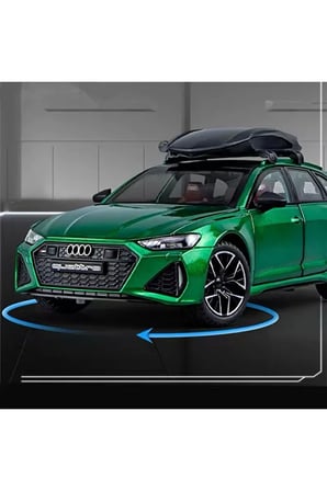 AUDİ RS6 AVANT SPORTBAGAJLI 1:24 Diecast Maket Metal Model Araba Koleksiyon