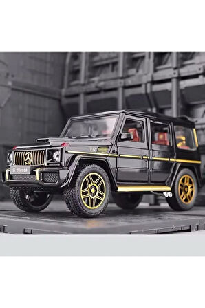 Mercedes Benz G63 AMG SiyahMercedes Benz Brabus G 63 Jip Diecast Koleksiyon Kapı Açılır
