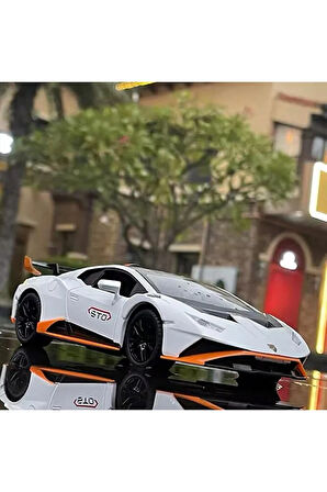 1:24 Lamborghini Huracan STO Diecast Model Araba Açılan Kapılar Lamborghini Model Araba