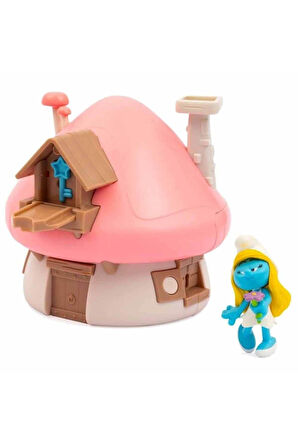 Şirinler Evi Oyun Seti Oyuncak Şirine Ve Mantar Evi The Smurfs Figür Ve Evi