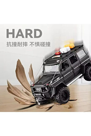 Mercedes Benz Brabus  G550 Travel V12 Model Jip 1:24 Mercedes Brabus Jip Diecast Araba Sesli Işıklı