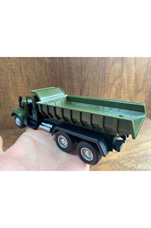 ASKERİ METAL KAMYON DAMPERLİ DİECAST KAMYON ASKERİ KAPILARI AÇILIR ÇEKBIRAK