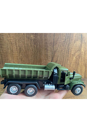 ASKERİ METAL KAMYON DAMPERLİ DİECAST KAMYON ASKERİ KAPILARI AÇILIR ÇEKBIRAK