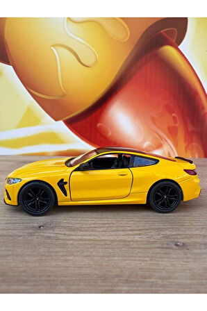 BMW M8 Diecast Çek Bırak Model Araba 1:34 Ölçek BMW M8 Metal Oyuncak Araba