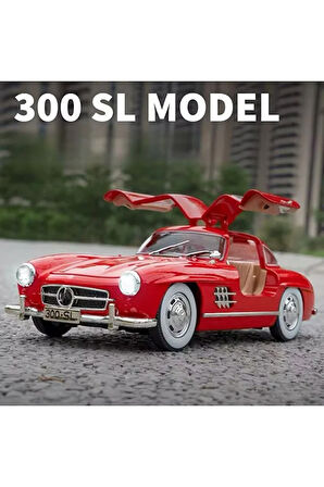 Mercedes-benz 300 Sl Bordo 1954 Model Klasik Araba 1/24 Ölçek Mercedes 300SL Bordo