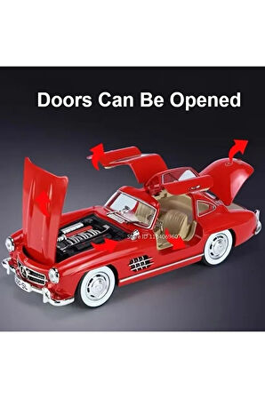 Mercedes-benz 300 Sl Bordo 1954 Model Klasik Araba 1/24 Ölçek Mercedes 300SL Bordo