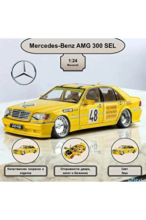 Mercedes Benz S320L Diecast Model Araba Mercedes Benz W140 300SEL Modifiyeli