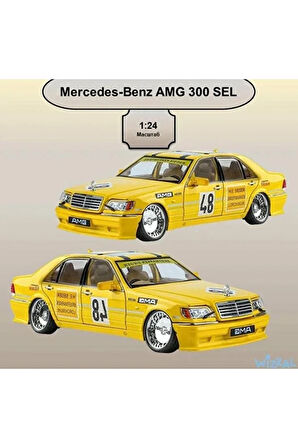 Mercedes Benz S320L Diecast Model Araba Mercedes Benz W140 300SEL Modifiyeli