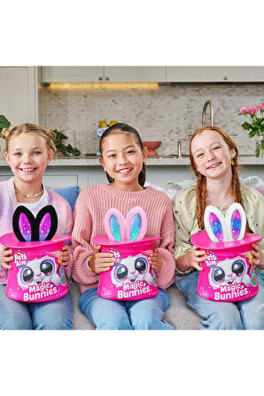 Sesli Elektronik Sihirli Tavşan Peluş Pets Alive Magic Bunnies 30 Cm Sihirli Oyuncaklar