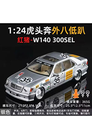 Mercedes Benz AMG 300 SEL Modifiyeli Eski Model Klasik Mercedes Araba 320 SEL