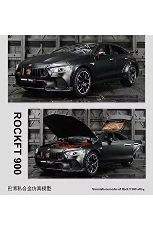 Mercedes Brabus Rocket 900 Diecast Model Araba Koleksiyonluk Brabus Rocket 900 Siyah Açılan Kapılar
