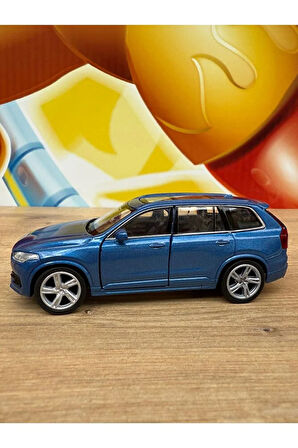 2015 Model Volvo XC90 Jip Araba Diecast Model Oyuncak Araba Volvo XC90 Çekbırak Ön Kapılar Açılır