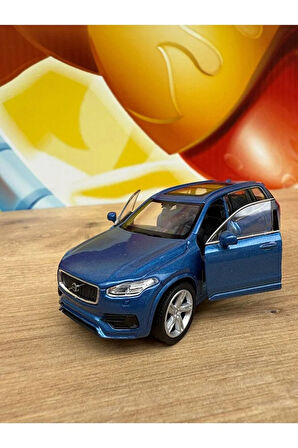 2015 Model Volvo XC90 Jip Araba Diecast Model Oyuncak Araba Volvo XC90 Çekbırak Ön Kapılar Açılır