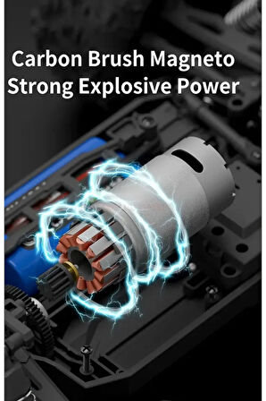 Uzaktan Kumandalı 50 Km/Hız Yapan RC Araba SUV 4X4 Full İç Metal Kasa Şarjlı Full Fonksiyonlu