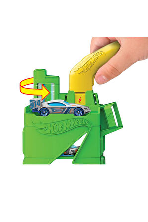 HOT WHEELS Elektrikli Araç Şarj İstasyonu Oyun Seti HTN79 HOT WHEELS OYUN SETİ BENZİN İSTASYONU