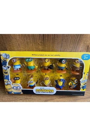 Minyonlar The Minions 10'lu Film Figürleri Koleksiyonluk Çılgın Hırsız
