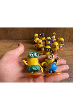 Minyonlar The Minions 10'lu Film Figürleri Koleksiyonluk Çılgın Hırsız