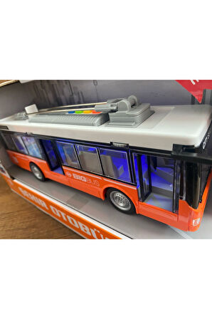 SÜRTMELİ ŞEHİR OTOBÜSÜ OYUNCAK SESLİ IŞIKLI KAPILARI AÇILAN OTOBÜS YOLCU OTOBÜSÜ KIRILMAZ OTOBÜS