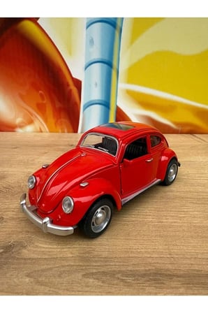 Vosvos Diecast Model Araba Kaplumbağa Wolkswagen Klasik Model Araba Sesli Işıklı