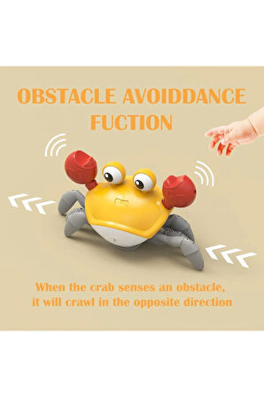 Emekleme Ve Yürümeye Yardımcı SAĞA VE SOLA Hareketli Yengeç (ŞARJ EDİLEBİLİR) Oyuncak Yürüyen Yengeç