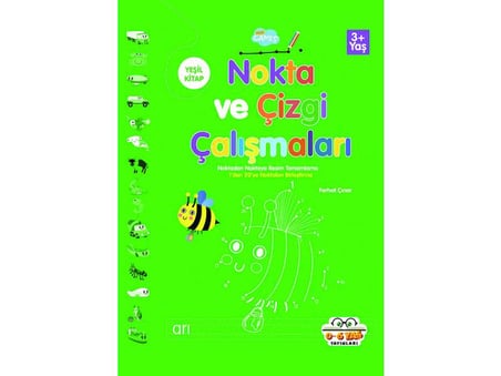 3-6 Yaşa Uygun Nokta ve Çizgi Çalışmaları Seti - 4 Kitap