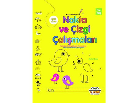 3-6 Yaşa Uygun Nokta ve Çizgi Çalışmaları Seti - 4 Kitap
