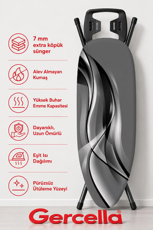 (HEDİYELİ) PRO LİNEA ÜTÜ MASASI KILIFI BEZİ ÖRTÜSÜ