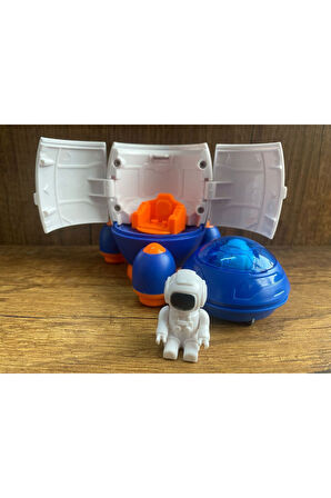 UZAY MEKİĞİ UZAY ARACI ASTRONOT KAPILARI AÇILIR FİGÜR YERİNDEN ÇIKAR OYUNCAK UZAY ARAÇLARI