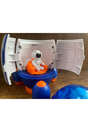 UZAY MEKİĞİ UZAY ARACI ASTRONOT KAPILARI AÇILIR FİGÜR YERİNDEN ÇIKAR OYUNCAK UZAY ARAÇLARI