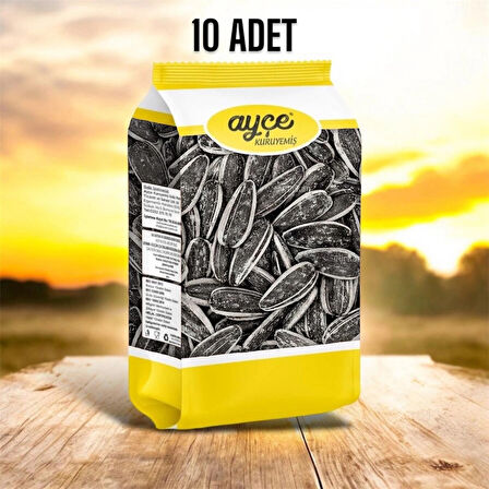 TUZLU SİYAH AYÇEKİRDEĞİ (160 GR X10 ADET)