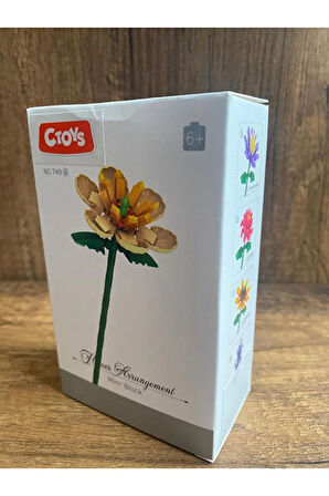 Manolya Çiçeği Yapı Oyuncakları Sevgiliye Hediye Çiçek Yapım Seti