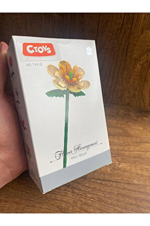 Manolya Çiçeği Yapı Oyuncakları Sevgiliye Hediye Çiçek Yapım Seti