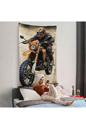 Cros Motor Sürücüsü Duvar Örtüsü-7898